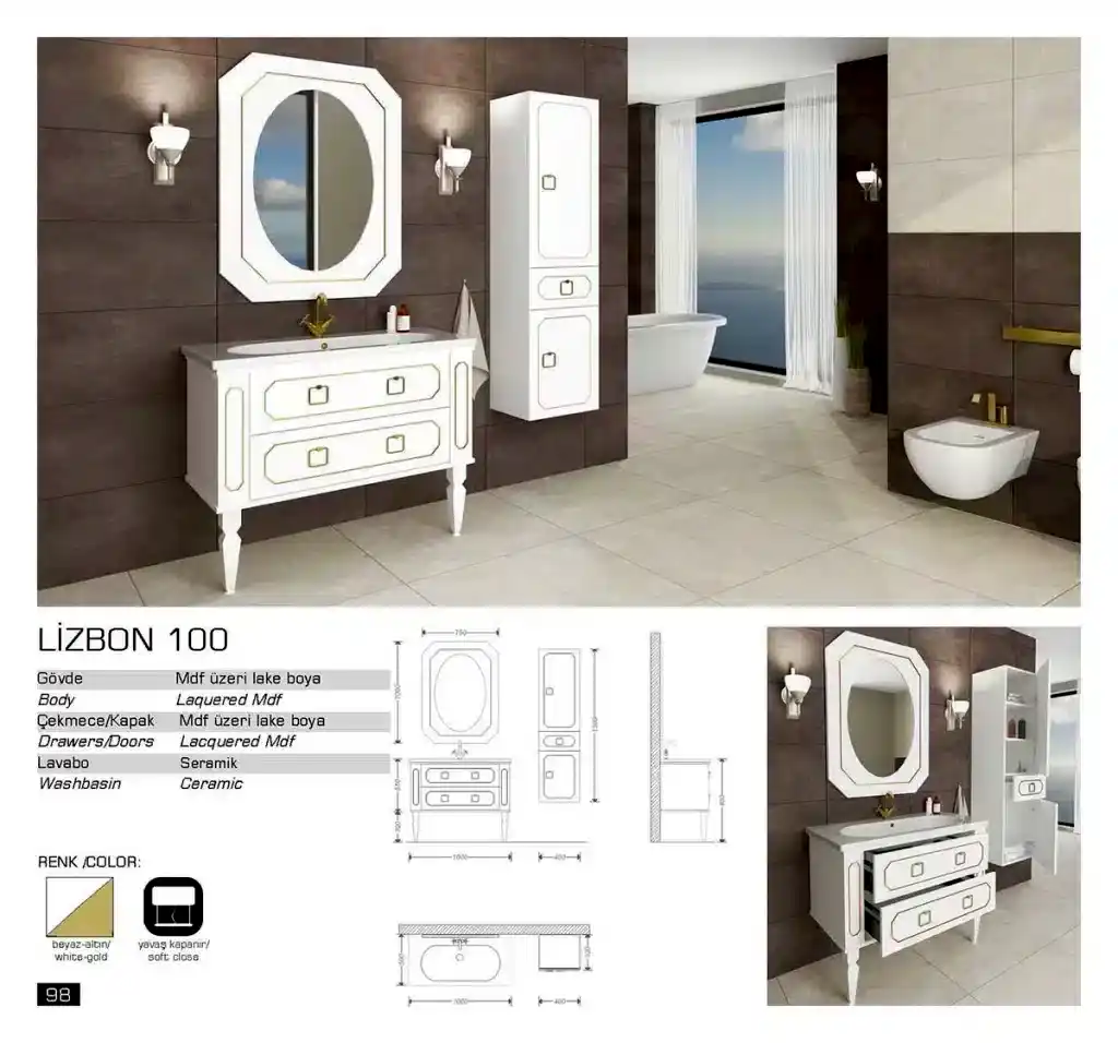 diamond lizbon banyo