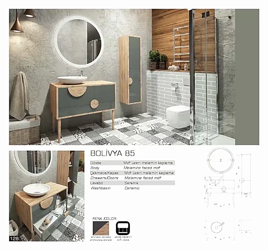 lux bolivya banyo mobilyasi