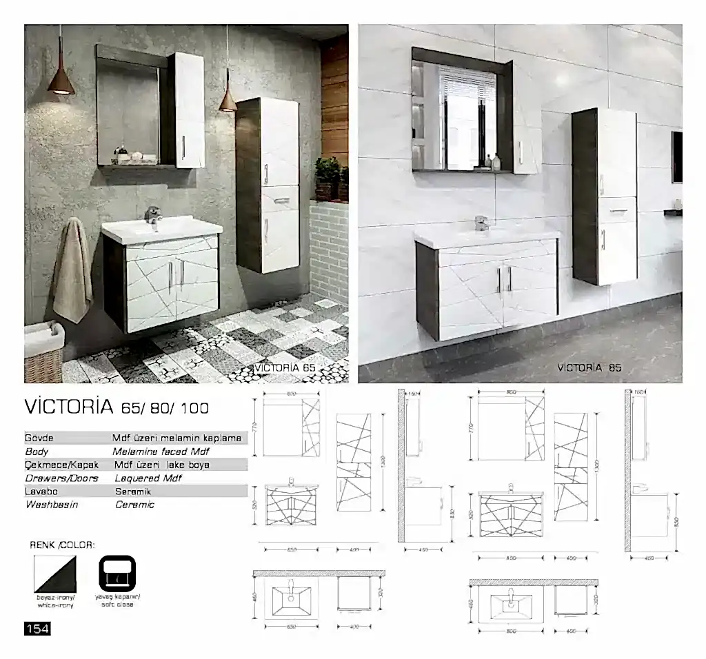 lux victoria banyo mobilyasi