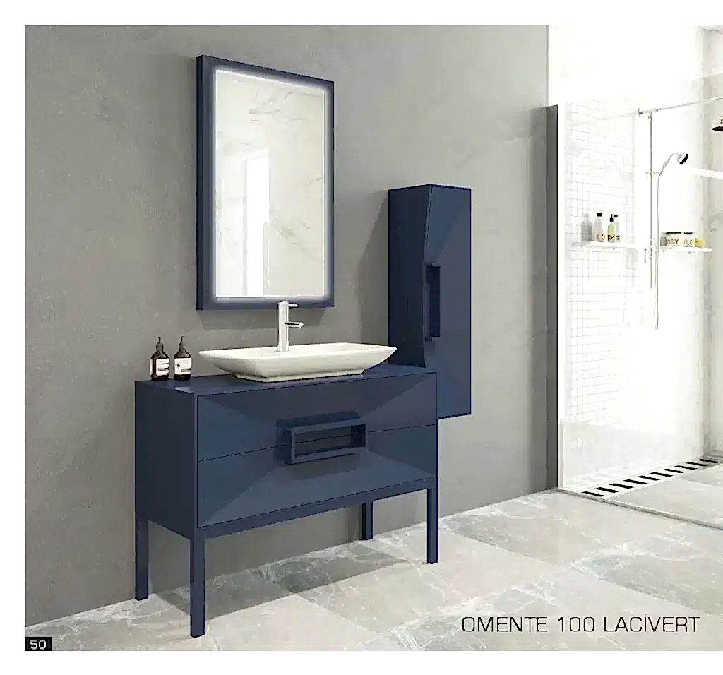 premium omente lacivert banyo
